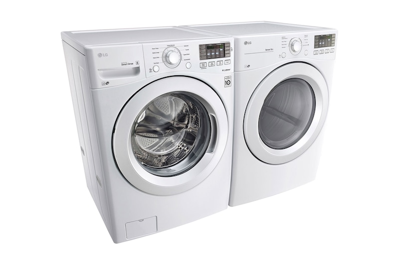 LG Secadora Carga Frontal con ciclos de vapor Steam™ con Smart Diagnosis™ 20 Kg color Blanca, DF20WV