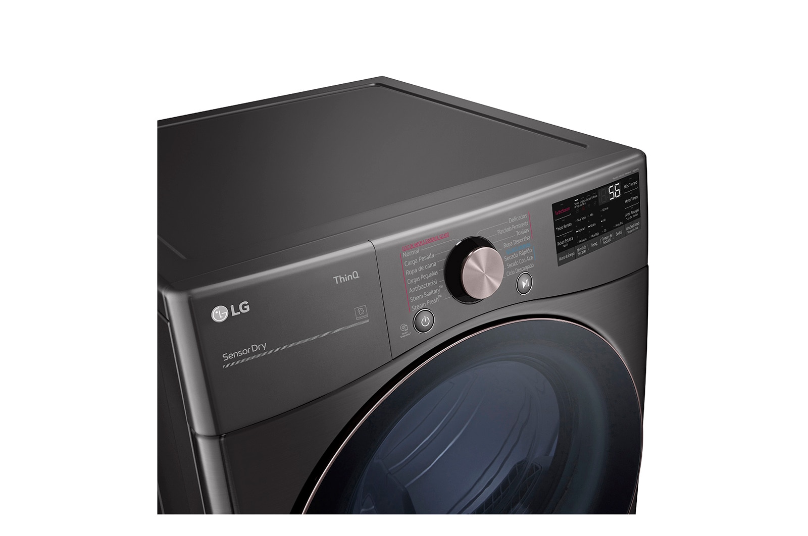 LG Secadora LG Carga Frontal de Gas con Steam Fresh™ 22kg, DF22BV2SR
