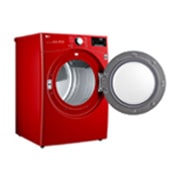 LG Secadora LG Smart Carga Frontal con Ciclos de Vapor y Sensor Dry 22Kg, Roja, DF22RV2S