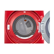 LG Secadora LG Smart Carga Frontal con Ciclos de Vapor y Sensor Dry 22Kg, Roja, DF22RV2S