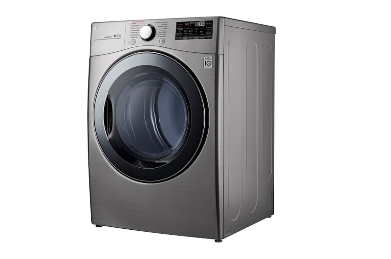 LG Secadora Smart Carga Frontal con Sensor Dry y Smart Diagnosis™ 22 Kg color Acero, DF22VV2SB