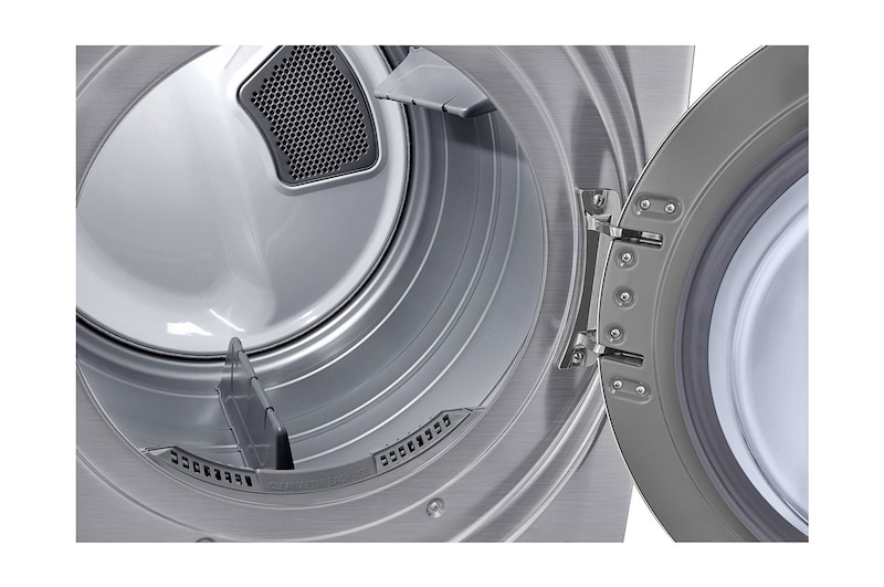 LG Secadora Smart Carga Frontal con Sensor Dry y Smart Diagnosis™ 22 Kg color Acero, DF22VV2SB