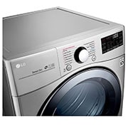 LG Secadora Smart Carga Frontal con Sensor Dry y Smart Diagnosis™ 22 Kg color Acero, DF22VV2SB