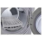 LG Secadora Smart Carga Frontal con Sensor Dry y Smart Diagnosis™ 22 Kg color Acero, DF22VV2SB