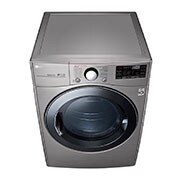 LG Secadora Smart Carga Frontal con Sensor Dry y Smart Diagnosis™ 22 Kg color Acero, DF22VV2SB