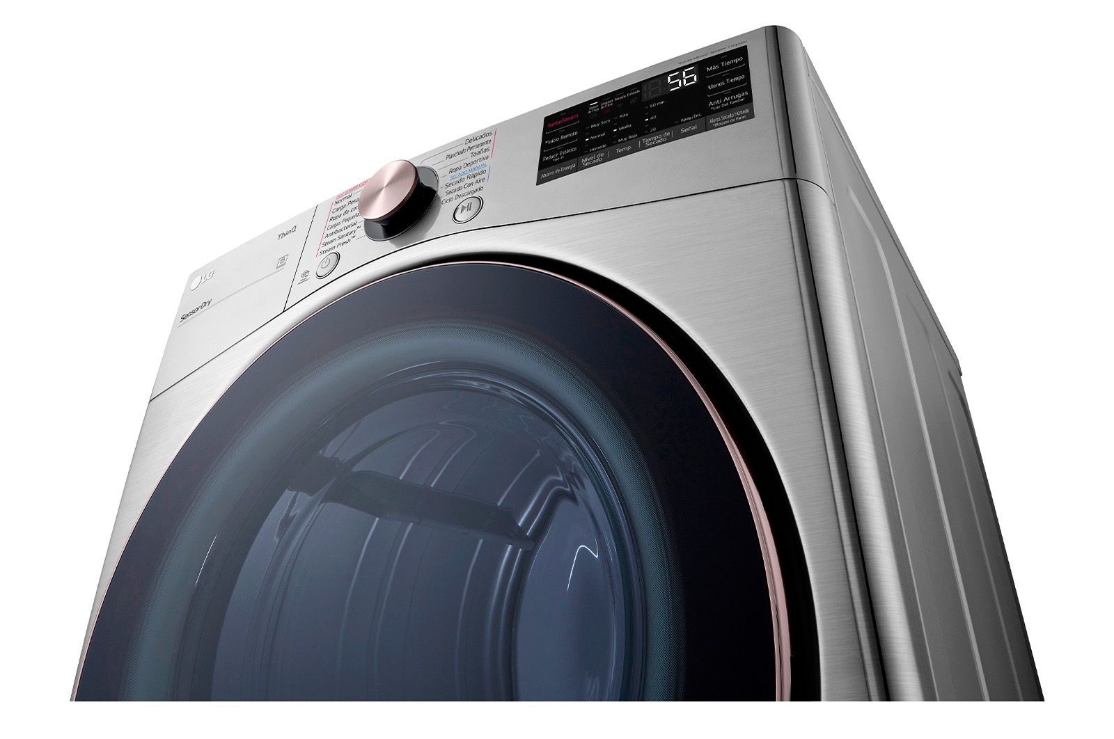 LG Secadora LG Carga Frontal de Gas con Steam Fresh™ 22kg, DF22VV2SGR