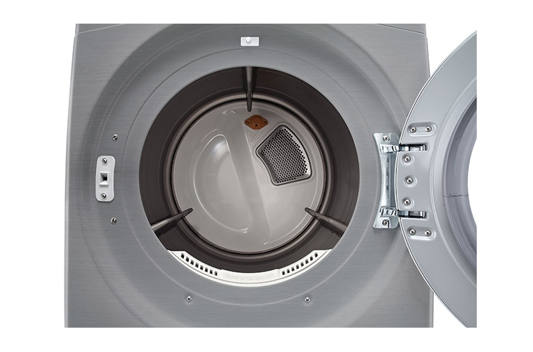 LG Secadora Carga Frontal con ciclos de vapor Steam™ con Smart Diagnosis™ 22 Kg color Plata, DF22VVS