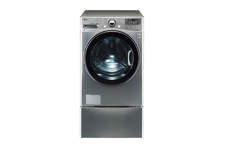 LG Secadora Carga Frontal con ciclos de vapor Steam™ con Smart Diagnosis™ 22 Kg color Plata, DF22VVS