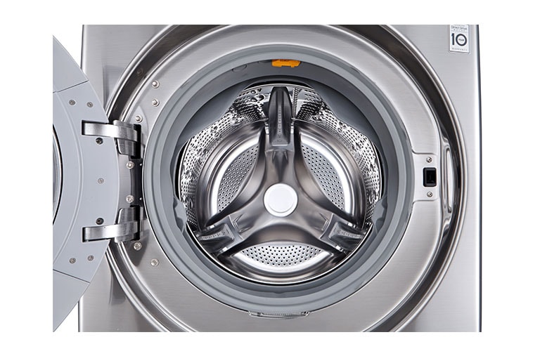 LG Secadora Carga Frontal con ciclos de vapor Steam™ con Smart Diagnosis™ 22 Kg color Plata, DF22VVS