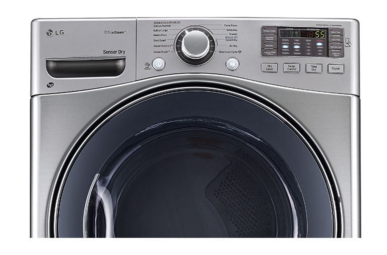 LG Secadora Carga Frontal con ciclos de vapor Steam™ con Smart Diagnosis™ 22 Kg color Plata, DF22VVS