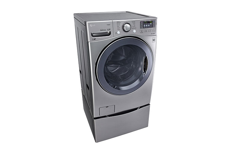 LG Secadora Carga Frontal con ciclos de vapor Steam™ con Smart Diagnosis™ 22 Kg color Plata, DF22VVS
