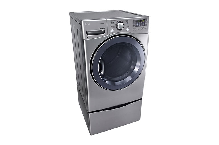 LG Secadora Carga Frontal con ciclos de vapor Steam™ con Smart Diagnosis™ 22 Kg color Plata, DF22VVS