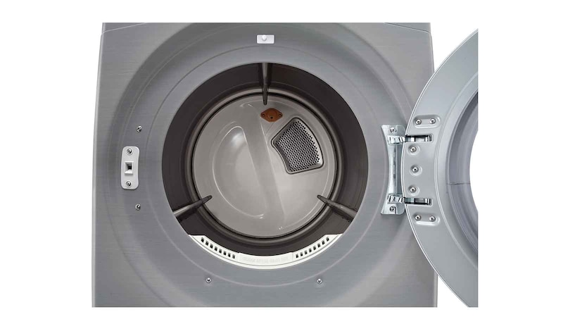 LG Secadora Carga Frontal con ciclos de vapor Steam™ con Smart Diagnosis™ 22 Kg color Plata, DF22VVS