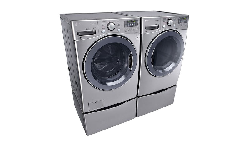 LG Secadora Carga Frontal con ciclos de vapor Steam™ con Smart Diagnosis™ 22 Kg color Plata, DF22VVS