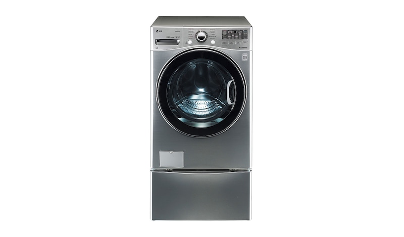 LG Secadora Carga Frontal con ciclos de vapor Steam™ con Smart Diagnosis™ 22 Kg color Plata, DF22VVS