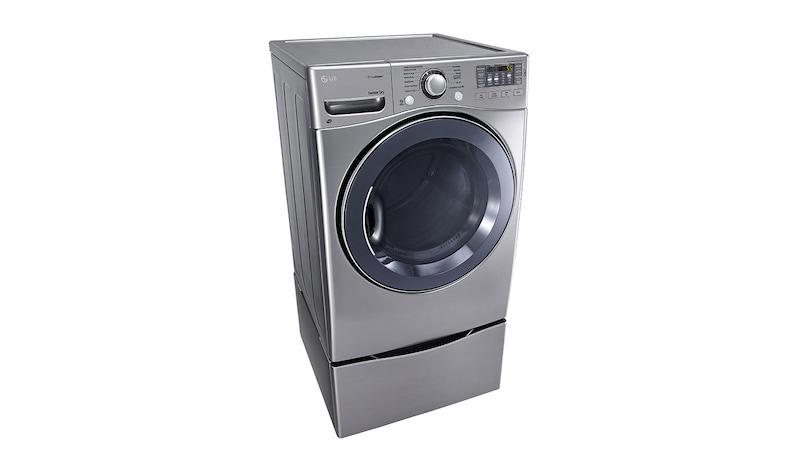 LG Secadora Carga Frontal con ciclos de vapor Steam™ con Smart Diagnosis™ 22 Kg color Plata, DF22VVS