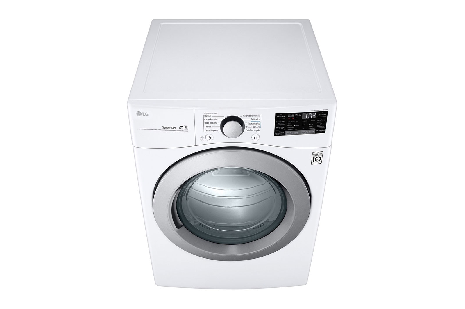LG Secadora Smart Carga Frontal con Sensor Dry y Smart Diagnosis™ 22 Kg color Blanca, DF22WV2