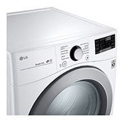 LG Secadora Smart Carga Frontal con Sensor Dry y Smart Diagnosis™ 22 Kg color Blanca, DF22WV2