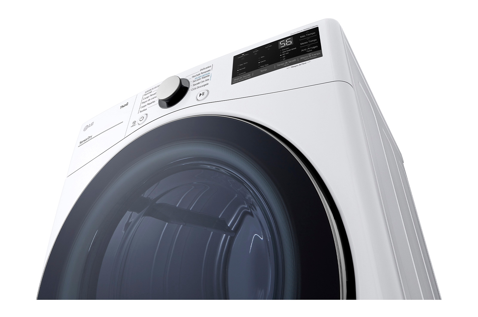 LG Secadora LG Carga Frontal de Gas con Sensor Dry 22kg, DF22WV2SR