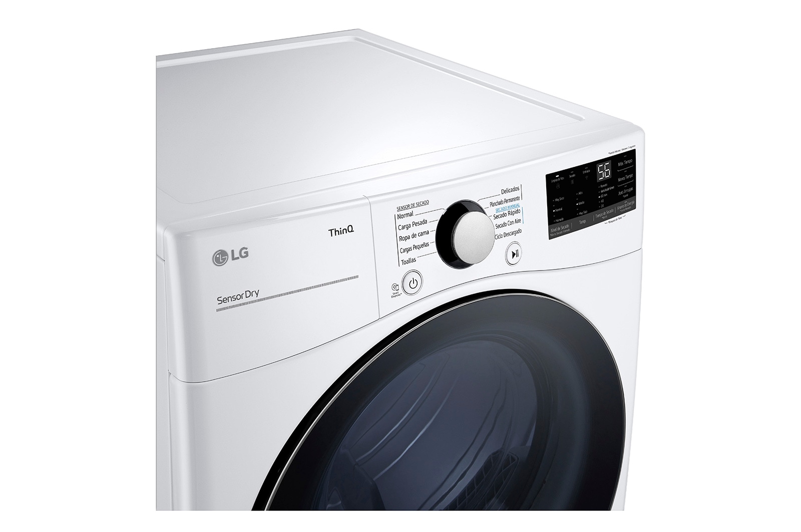 LG Secadora LG Carga Frontal de Gas con Sensor Dry 22kg, DF22WV2SR