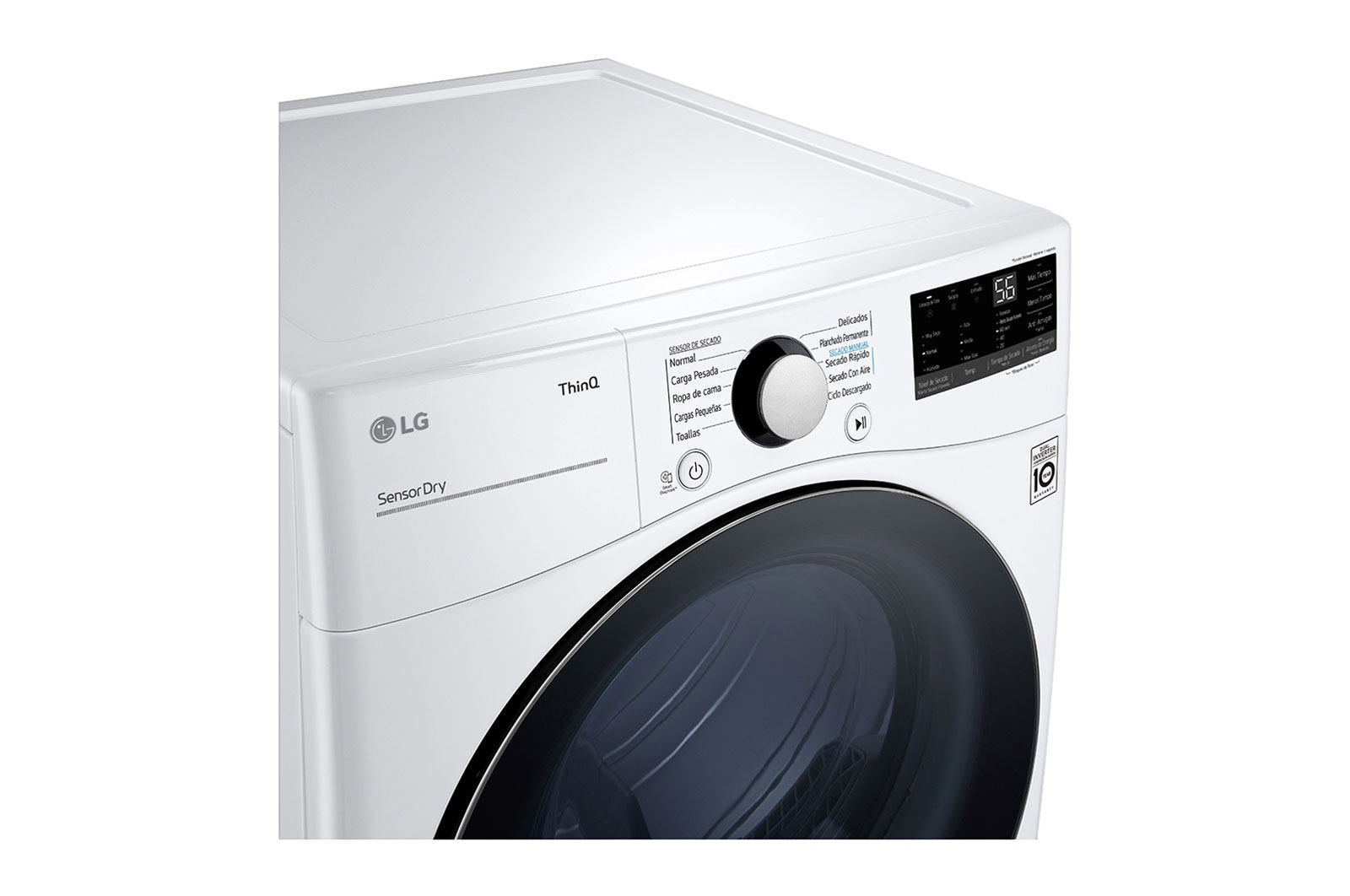 closeup view of panel