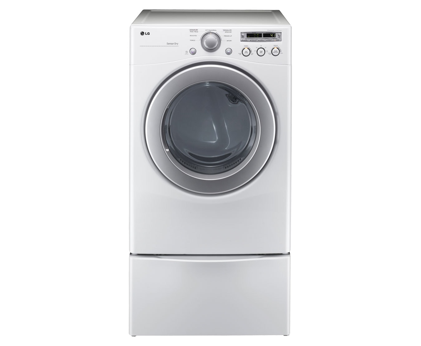 Vista frontal de SECADORA LG CARGA FRONTAL DLG2251W