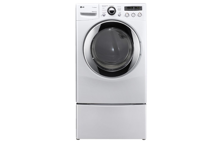Vista frontal de SECADORA LG CARGA FRONTAL DLGX2651W