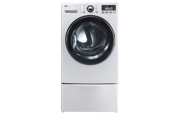 Vista frontal de SECADORA LG CARGA FRONTAL DLGX3471W