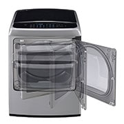 LG Secadora Carga Frontal con ciclos de vapor Steam 21 Kg color Platinum Silver, DLGY2139EKD