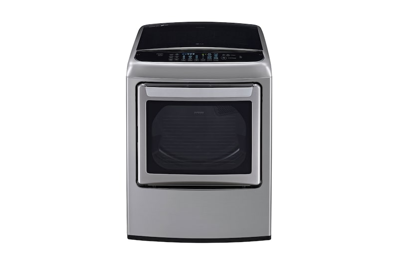 LG Secadora Carga Frontal con ciclos de vapor Steam 21 Kg color Platinum Silver, DLGY2139EKD