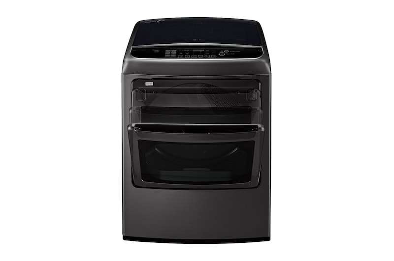 LG Secadora Carga Superior Inteligente  con ciclos de vapor Steam™, Sensor Dry y con ThinQ® 22 Kg color Black Steel , DT22BSSG1