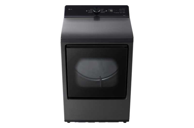 LG Secadora LG Carga Superior con AI Sensor Dry™ (Inteligencia Artificial) con Perilla + Panel LED táctil 22kg - Negro Platino - DT22PBTX, DT22PBTX