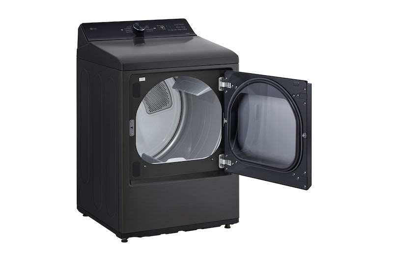 LG Secadora LG Carga Superior con AI Sensor Dry™ (Inteligencia Artificial) con Perilla + Panel LED táctil 22kg - Negro Platino - DT22PBTX, DT22PBTX
