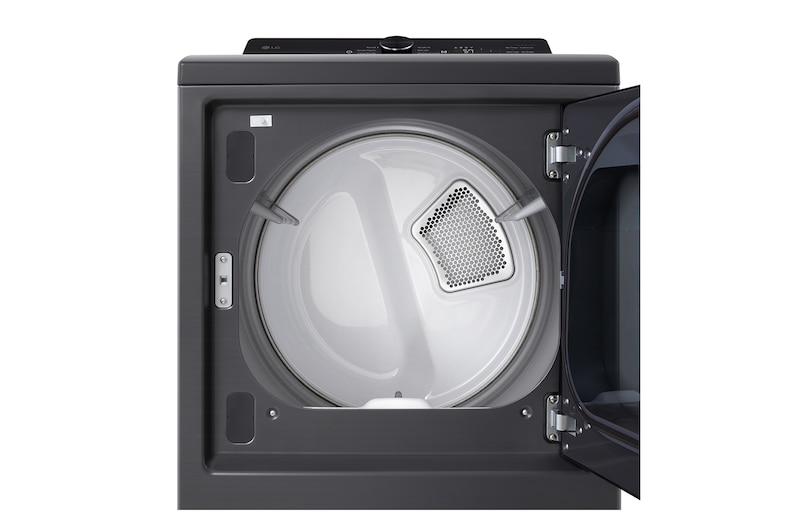LG Secadora LG Carga Superior con AI Sensor Dry™ (Inteligencia Artificial) con Perilla + Panel LED táctil 22kg - Negro Platino - DT22PBTX, DT22PBTX