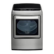 Vista frontal de  Secadora Carga Superior Inteligente con ciclos de vapor Steam Fresh™ y Sensor de Secado Sensor Dry, 22 Kg color Acero con Conectividad LG ThinQ DT22VSSG
