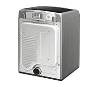LG  Secadora Carga Superior Inteligente con ciclos de vapor Steam Fresh™ y Sensor de Secado Sensor Dry, 22 Kg color Acero con Conectividad LG ThinQ, DT22VSSG