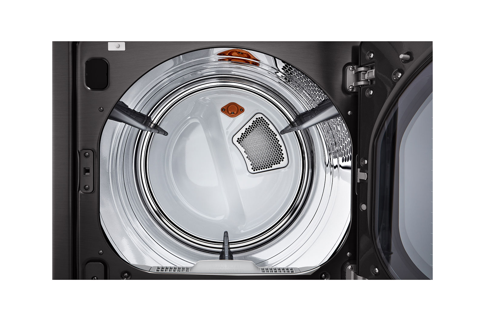 LG Secadora Smart Carga Frontal con ciclos de vapor TrueSteam™, Sensor Dry y con SmartThinQ™ 25 Kg color Black Steel, DT25BTSG