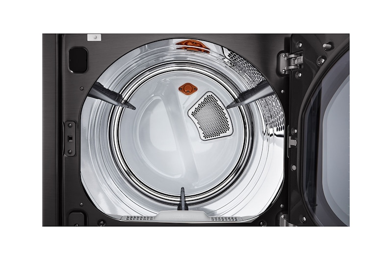 LG Secadora Smart Carga Frontal con ciclos de vapor TrueSteam™, Sensor Dry y con SmartThinQ™ 25 Kg color Black Steel, DT25BTSG