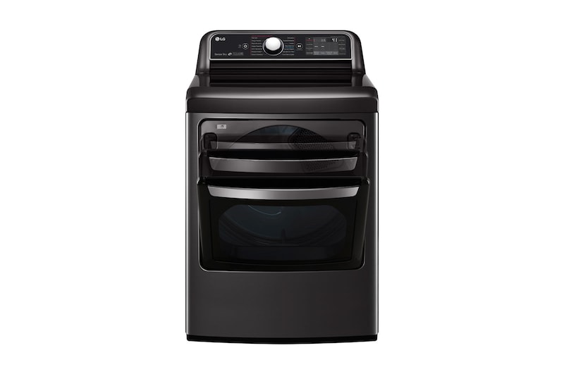 LG Secadora Smart Carga Frontal con ciclos de vapor TrueSteam™, Sensor Dry y con SmartThinQ™ 25 Kg color Black Steel, DT25BTSG