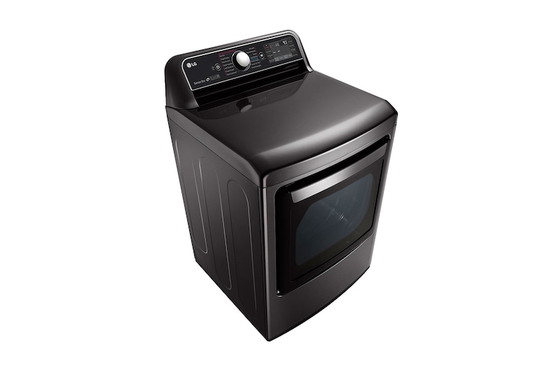 LG Secadora Smart Carga Frontal con ciclos de vapor TrueSteam™, Sensor Dry y con SmartThinQ™ 25 Kg color Black Steel, DT25BTSG
