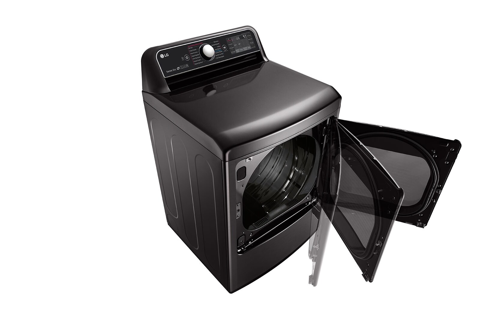 LG Secadora Smart Carga Frontal con ciclos de vapor TrueSteam™, Sensor Dry y con SmartThinQ™ 25 Kg color Black Steel, DT25BTSG