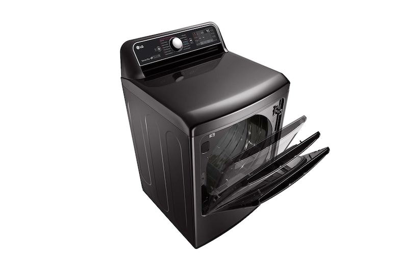 LG Secadora Smart Carga Frontal con ciclos de vapor TrueSteam™, Sensor Dry y con SmartThinQ™ 25 Kg color Black Steel, DT25BTSG