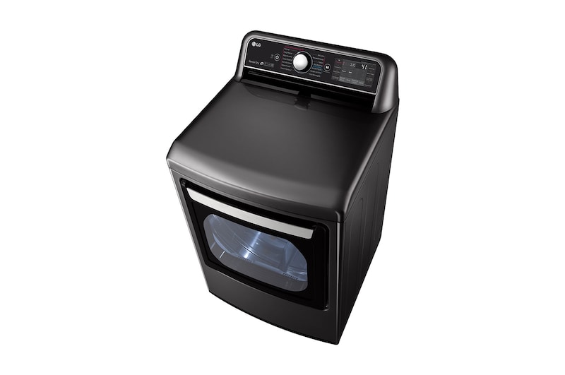 LG Secadora Smart Carga Frontal con ciclos de vapor TrueSteam™, Sensor Dry y con SmartThinQ™ 25 Kg color Black Steel, DT25BTSG