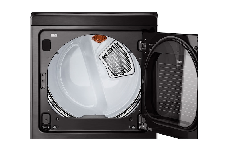 LG Secadora Smart Carga Frontal con ciclos de vapor TrueSteam™, Sensor Dry y con SmartThinQ™ 25 Kg color Black Steel, DT25BTSG