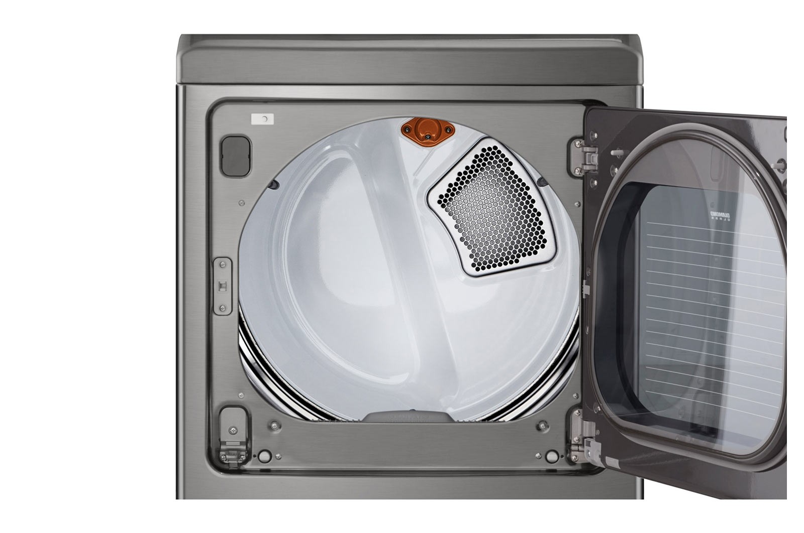 LG Secadora Carga Frontal Inteligente con ciclos de vapor Steam Fresh™ y Sensor Dry™ 25 Kg color Acero con Conectividad LG ThinQ, DT25VTSG