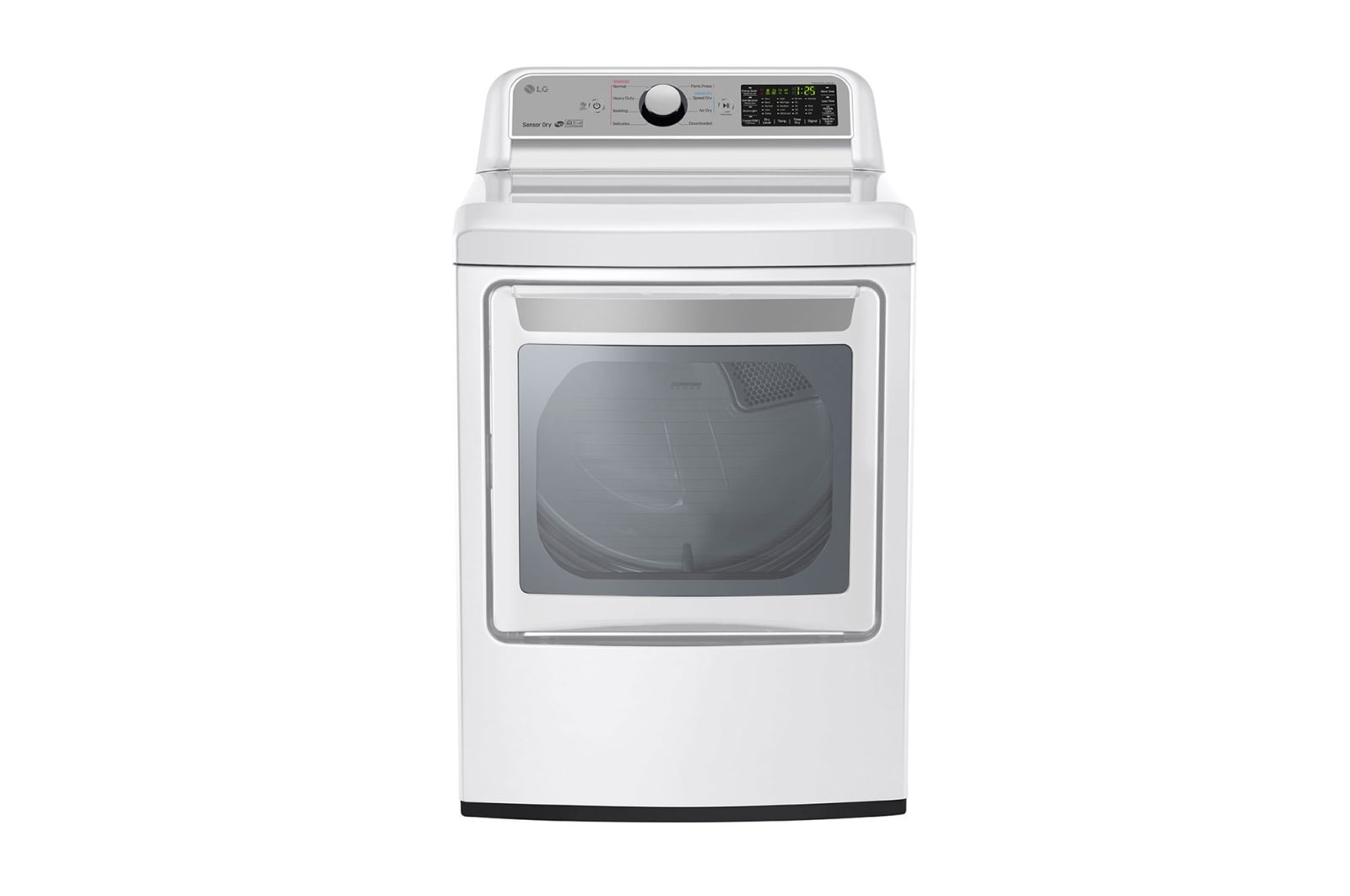 Vista frontal de Secadora Smart Carga Frontal con Sensor Dry y Smart Diagnosis™ 25 Kg color Blanca DT25WTG