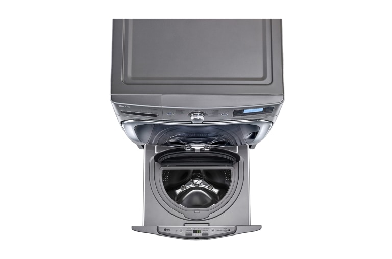 LG Lavadora TWINWash™ Mini 3 Motion con Motor Inverter Direct Drive 3.5 Kg color Deluxe steel, WD100CV