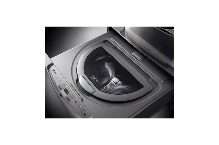 LG Lavadora TWINWash™ Mini 3 Motion con Motor Inverter Direct Drive 3.5 Kg color Deluxe steel, WD100CV