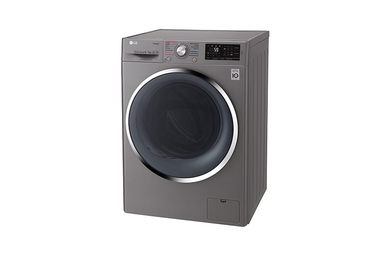 LG Lavasecadora Carga Frontal 6 Motion DD con Motor Inverter Direct Drive 10Kg/6Kg color acero, WD10SB6