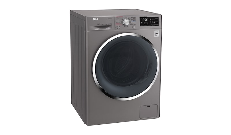 LG Lavasecadora Carga Frontal 6 Motion DD con Motor Inverter Direct Drive 10Kg/6Kg color acero, WD10SB6